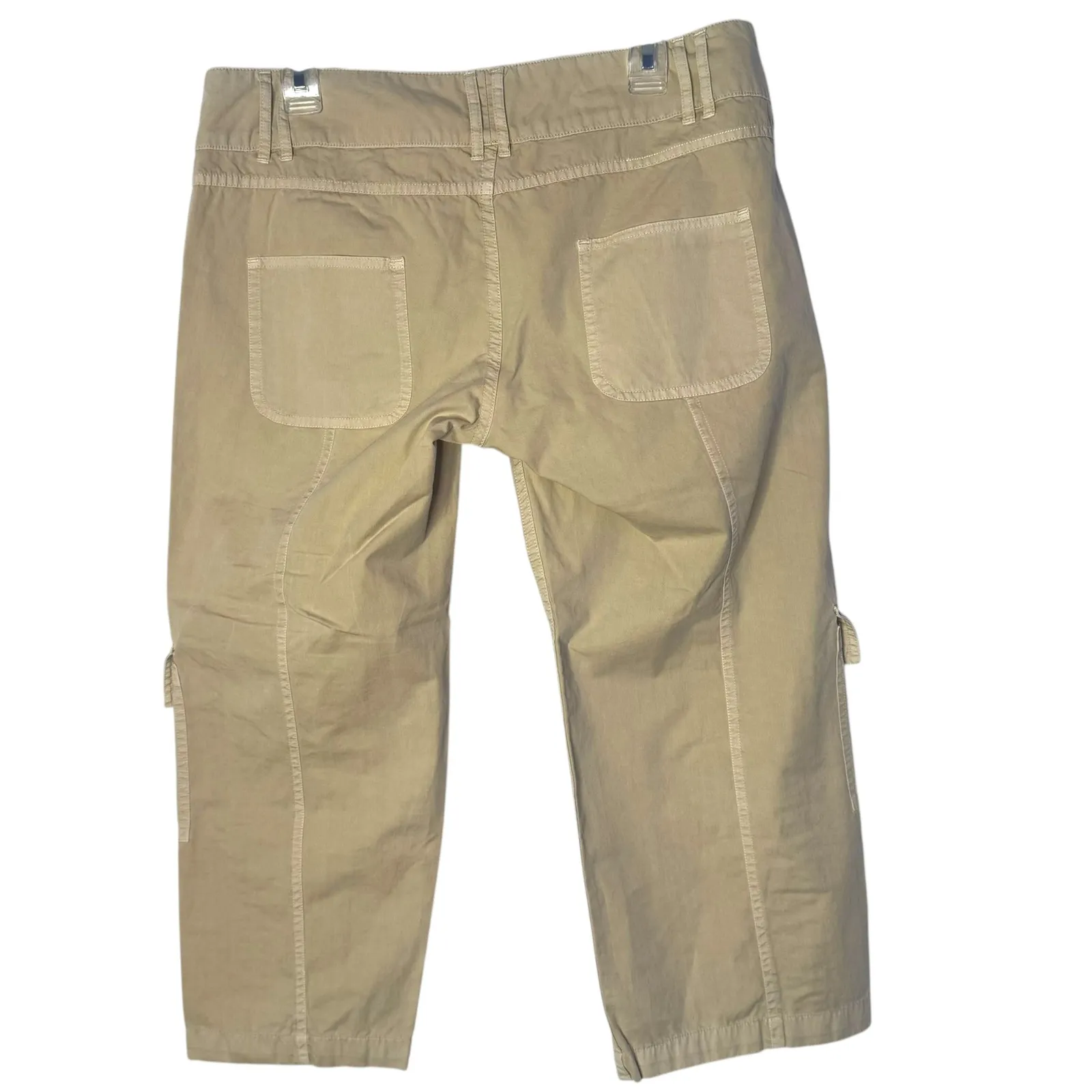 Gramicci Size‎ 8 Cropped Cargo Pants Outdoor Hiking Utility Khaki Gorpcore NEW Tan - Image 5