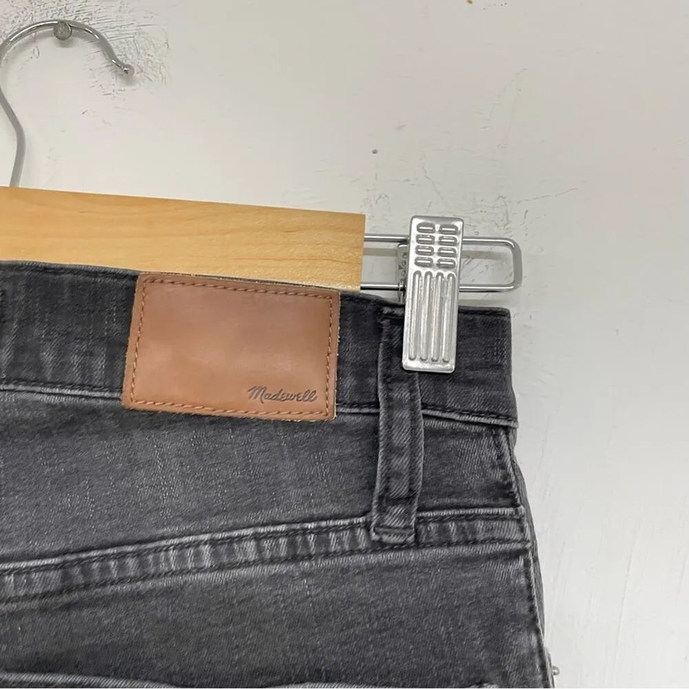 Madewell Grey Cami Demi Bootcut Jeans Womens 26 Ankle Raw Hem Zip Fly Casual - Image 6