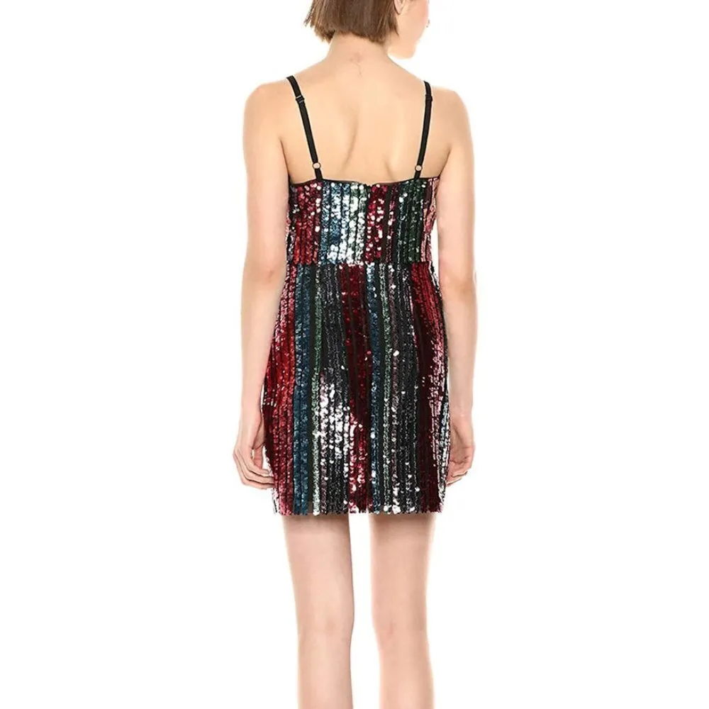 Parker Emmaline Asymmetric Sequin Embellished Formal Cocktail Dress 10 NWT - Image 2