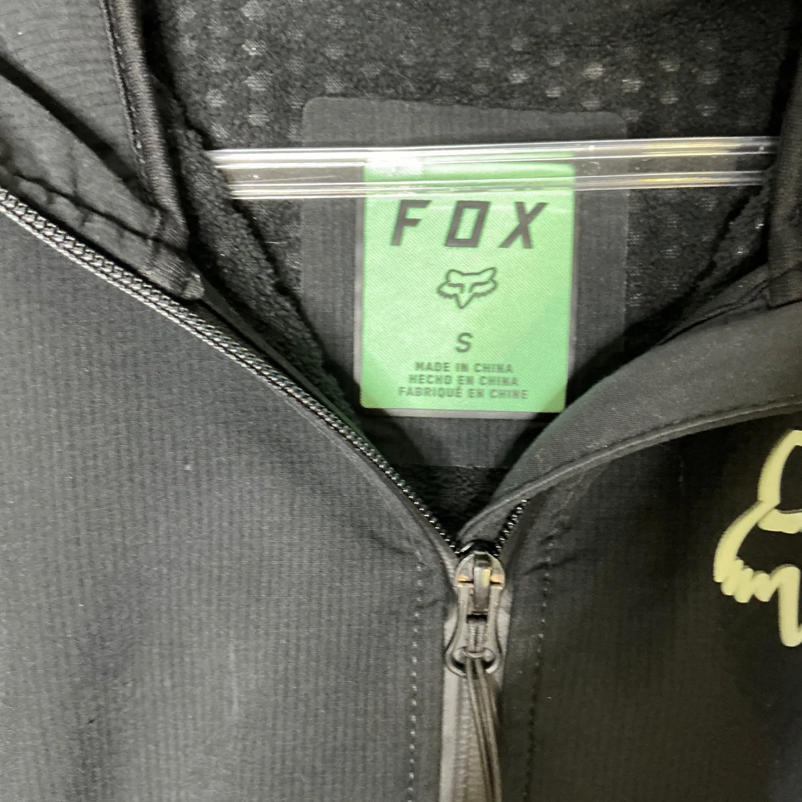 Fox Racing Womens Black Full Zip Hooded Jacket Logo Size S Moto Outdoor Gear - Image 3