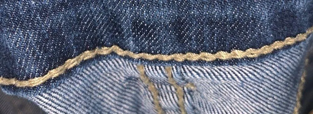 Shicas Jeans gold sequined double button jean shorts Blue Size undefined - Image 8