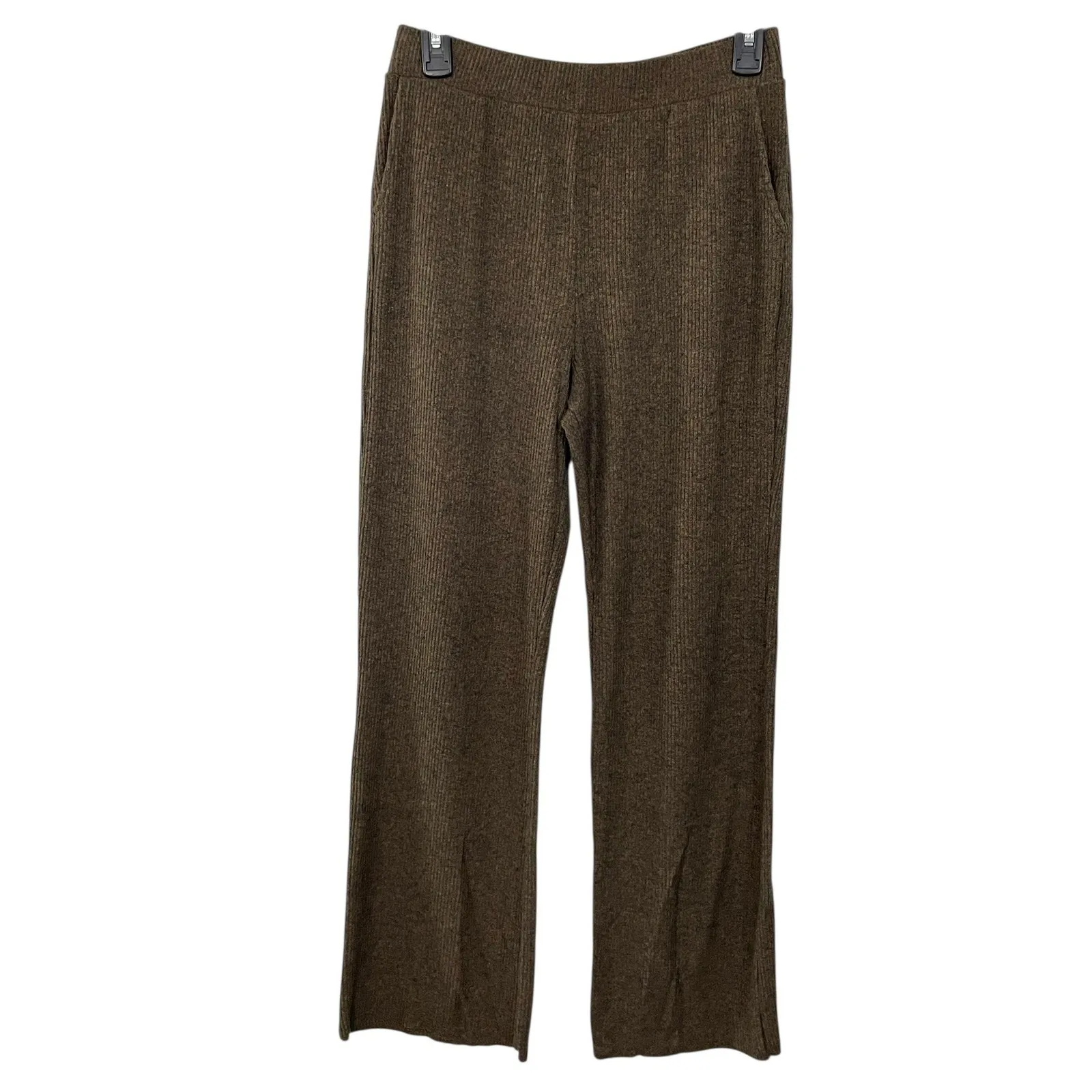 Nation LTD Bodega Luxe Long John Women's Knit Lounge Pants Size M Marled Brown - Image 2