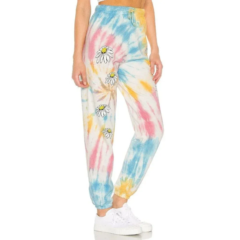 By Samii Ryan All I Want Sweatpants in Tie Dye XSmall Womens Joggers Pink Size XS - Image 3