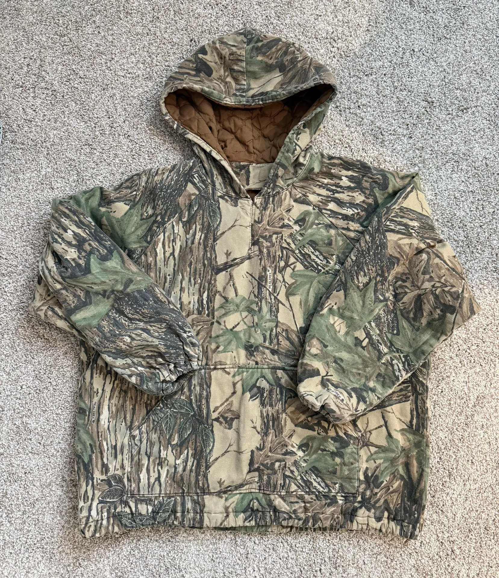 Vintage Real Tree Oversized Hoodie - Image 3