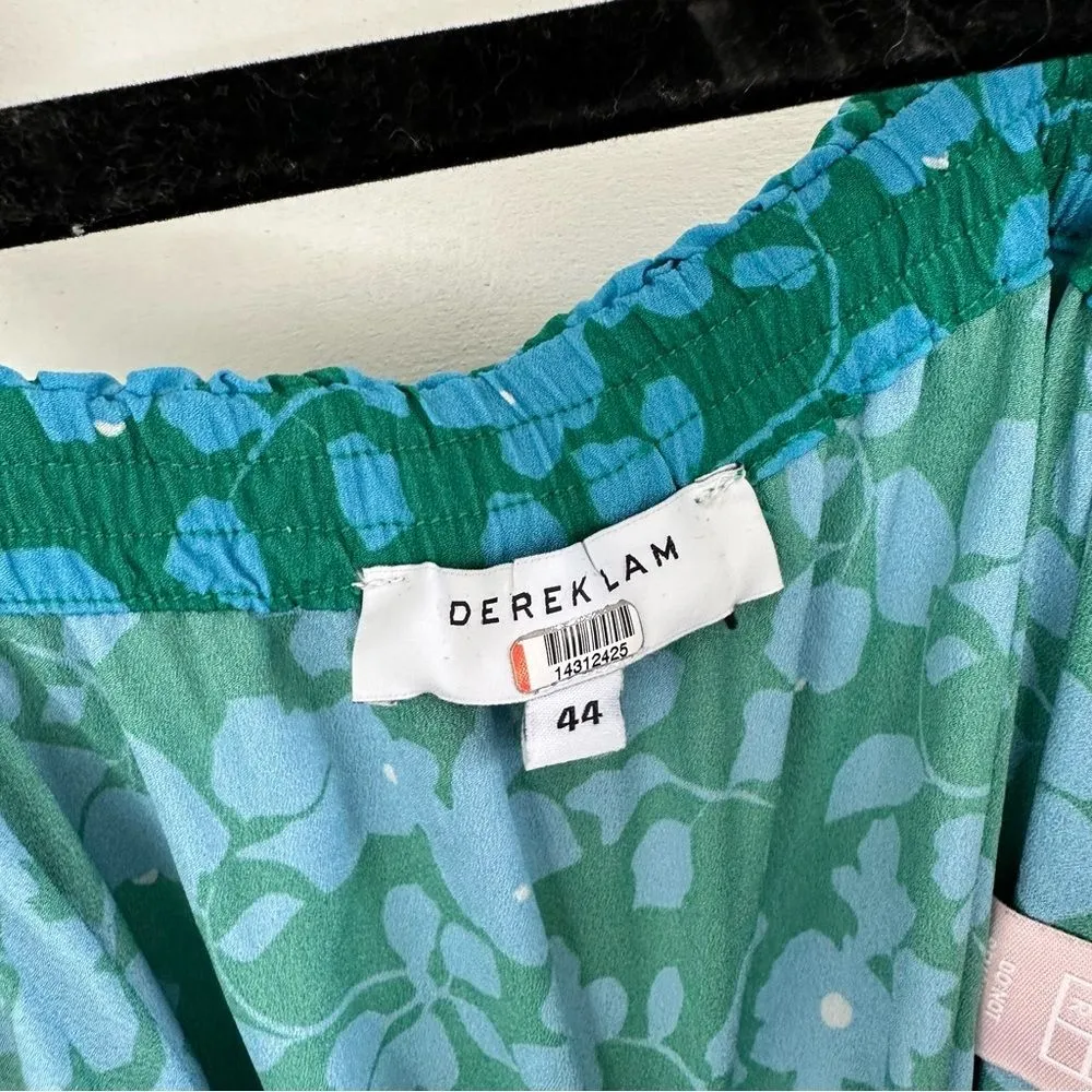 Derek Lam Women’s 8 Collective Floral Popover MIDI Dress - Image 2