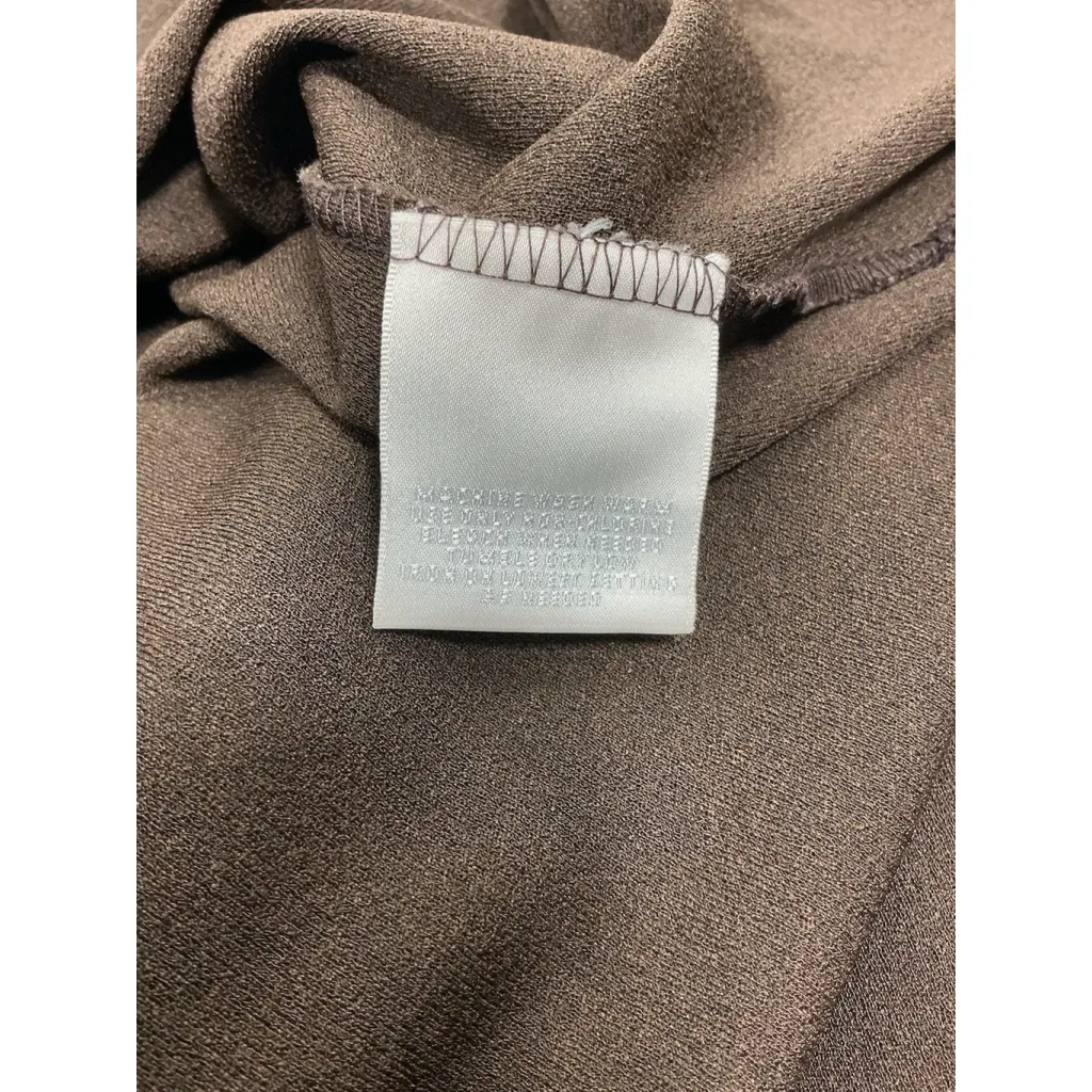 Womans Worthington Woman Cardigan Sweater 2X Brown V Neck Button Down 3/4 Sleeve - Image 4