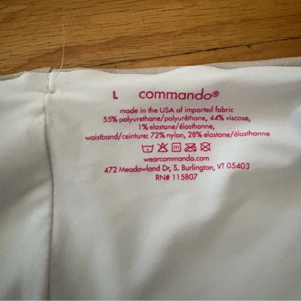 Commando Faux Leather Leggings Size Large - Image 4