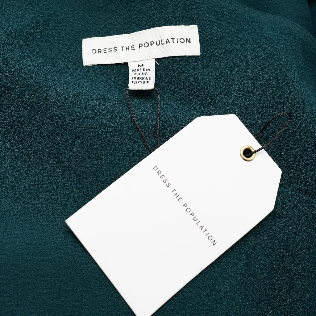 Dress the Population Georgina One Shoulder Bow Gown - Image 4