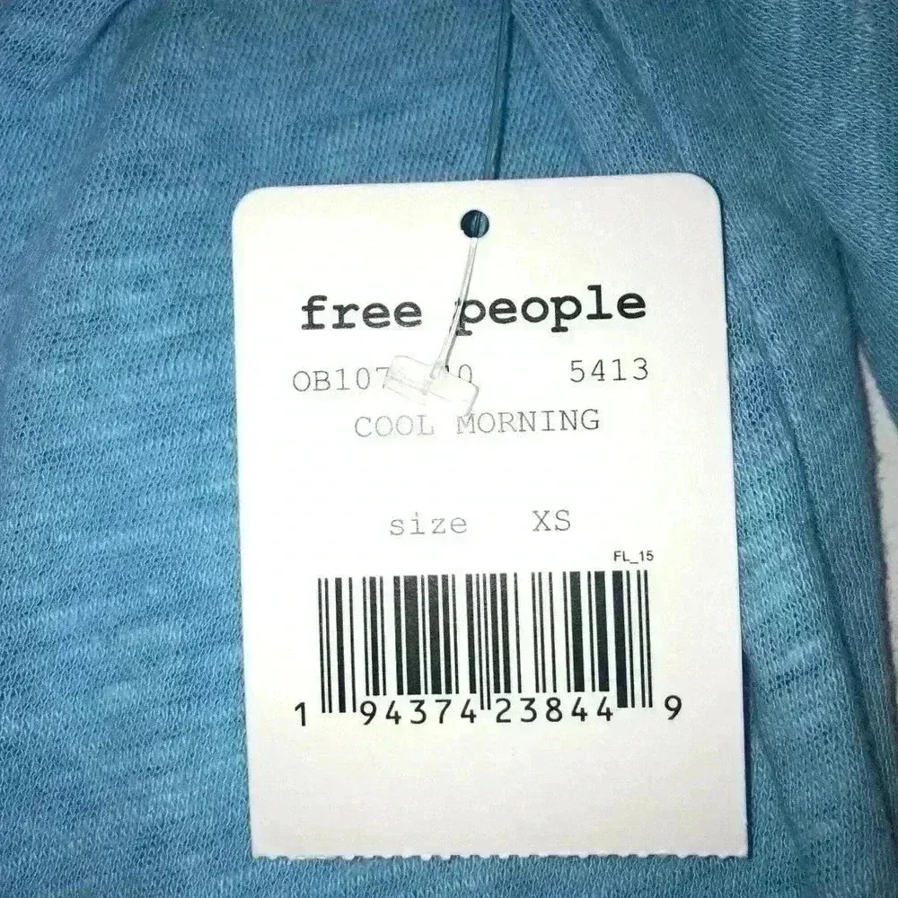 Free People We The Free Fresh Start Cool Morning Blouse XS NWT - Image 4