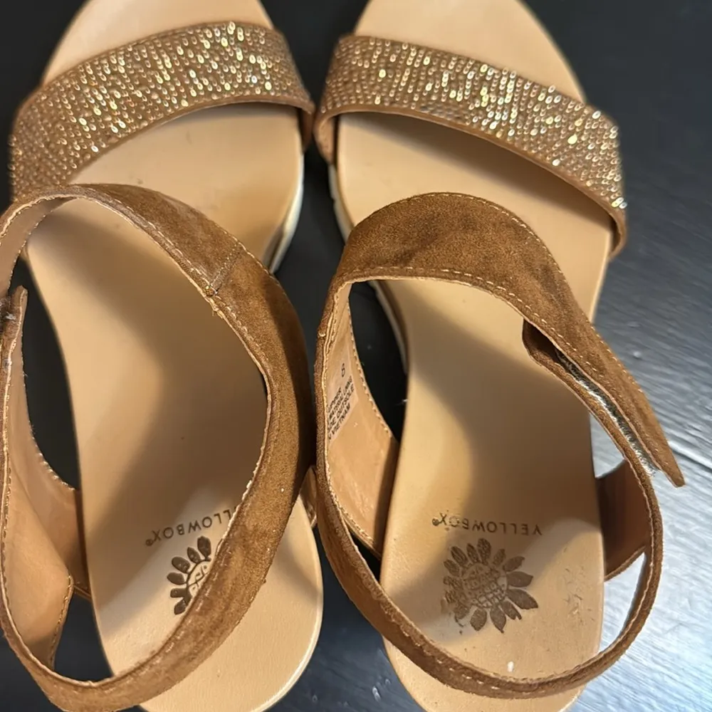 Yellow Box wedge sandals - Image 6