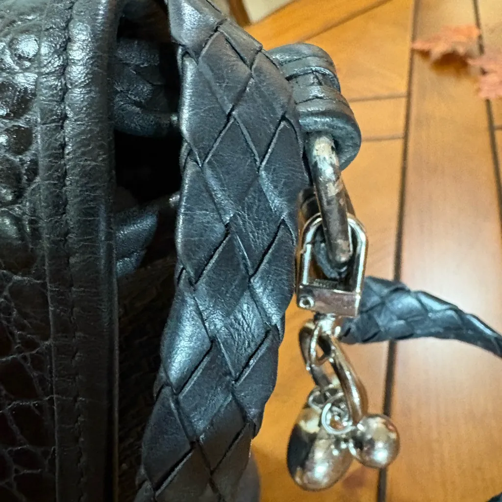 Brighton brand Black Crocodile-Embossed bag that is really beautiful. - Image 8