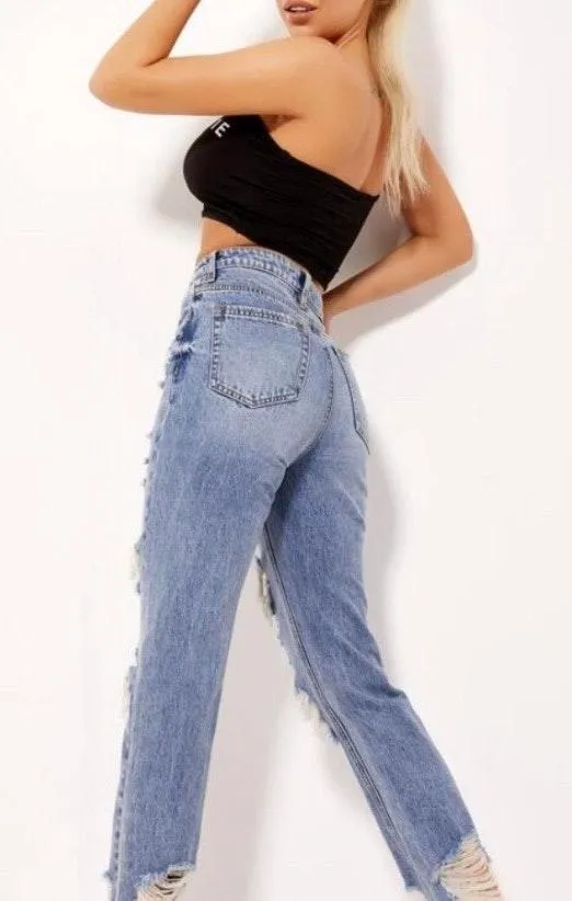SheIn Ripped Jeans - Image 3