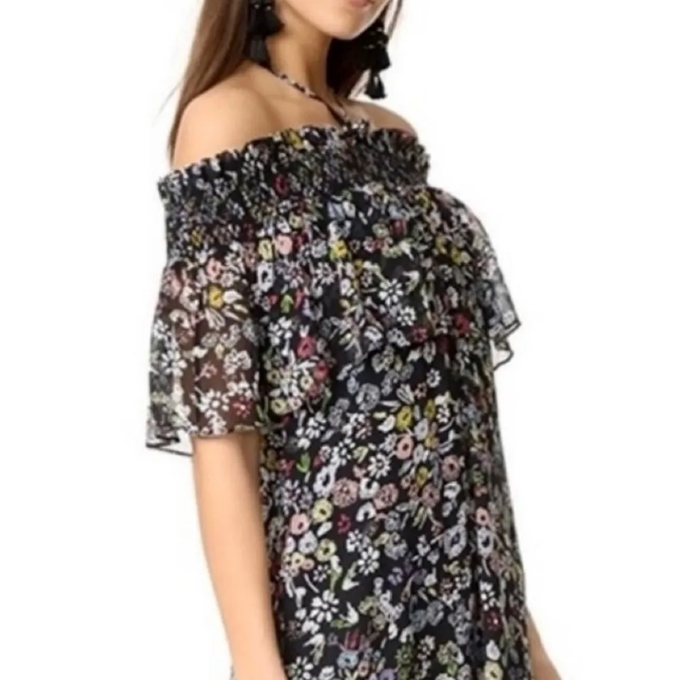 Rebecca Minkoff Loma Floral Dress in Balboa Garden Print Western Maxi Size 6 - Image 5