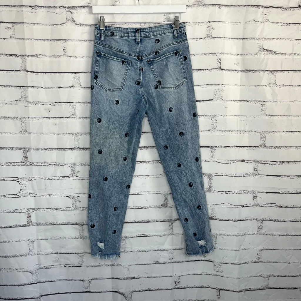 Tinseltown Skinny Jeans High Rise Distressed Light Wash Women’s 7 Yin-Yang Y2K - Image 10