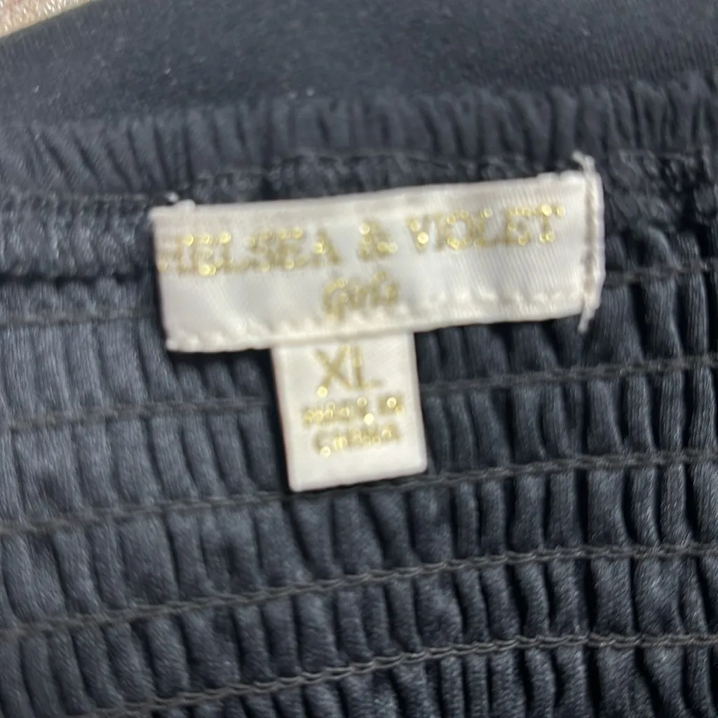 C&V Chelsea & Violet black Crochet Knit Tank Top - Image 8