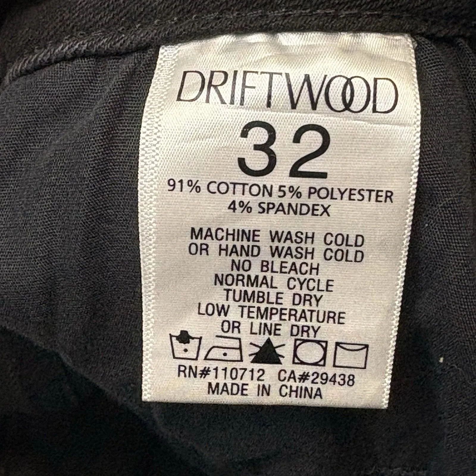 Driftwood Wyatt Classic Flare Jeans Dark Night Women’s Size 32x34 - Image 9