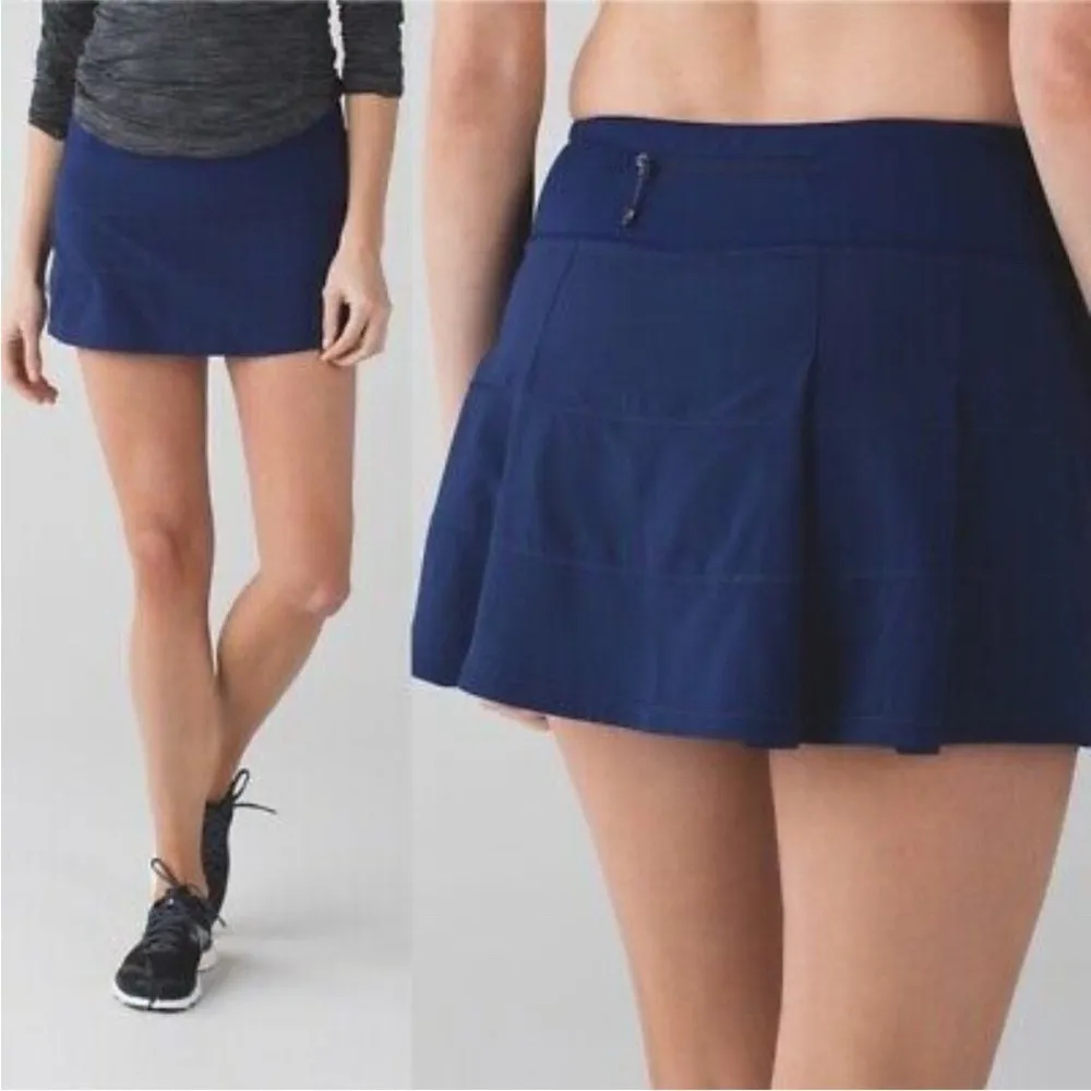 Lululemon Pace Rival Skirt II*4-way Stretch Hero Blue - Image 2