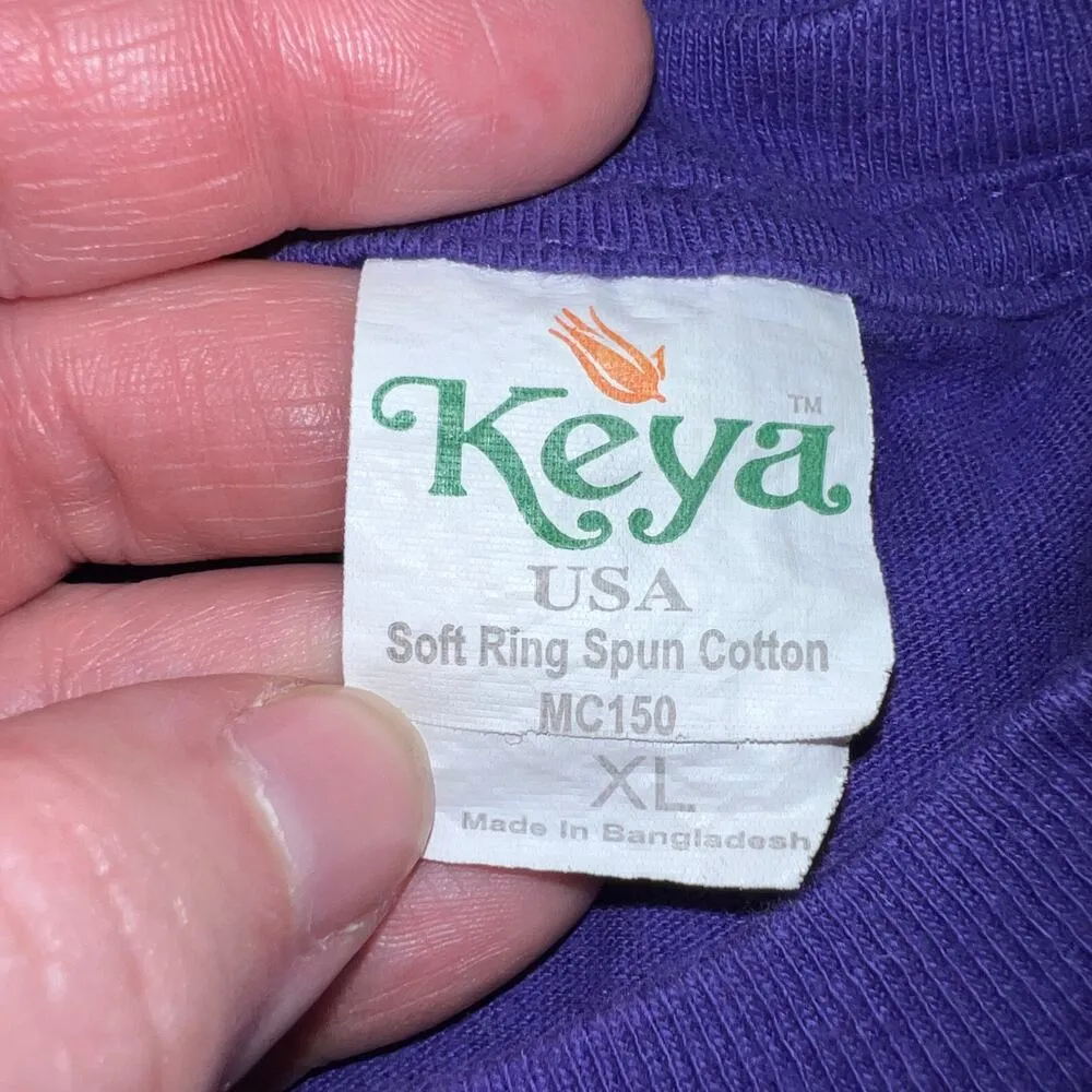 The United States of Dixie Unisex T Shirt Top NasshVille Short Sleeve Purple XL - Image 5