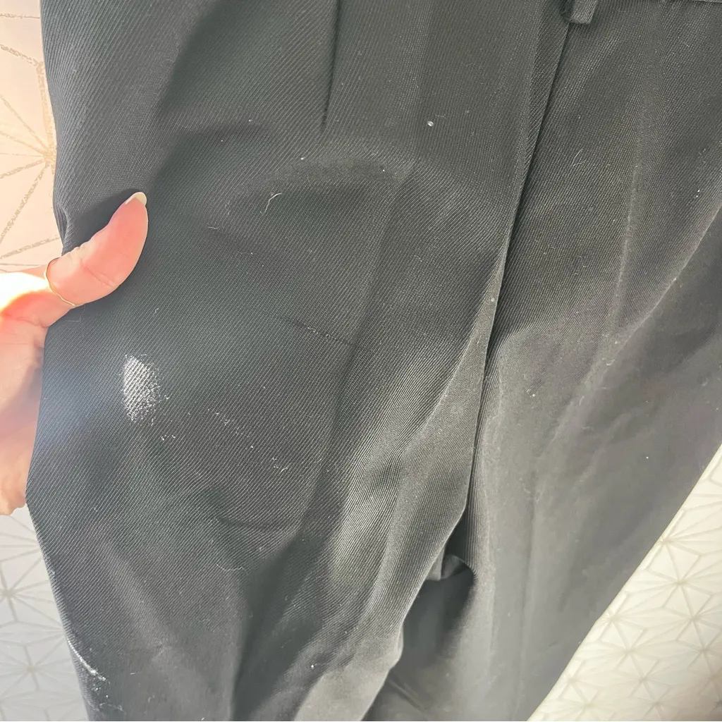 Sezane Black Twill Dress Pant - Image 7