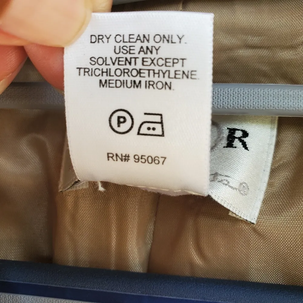 Vintage Oscar by Oscar de la Renta Trench Coat Y2K - Image 7