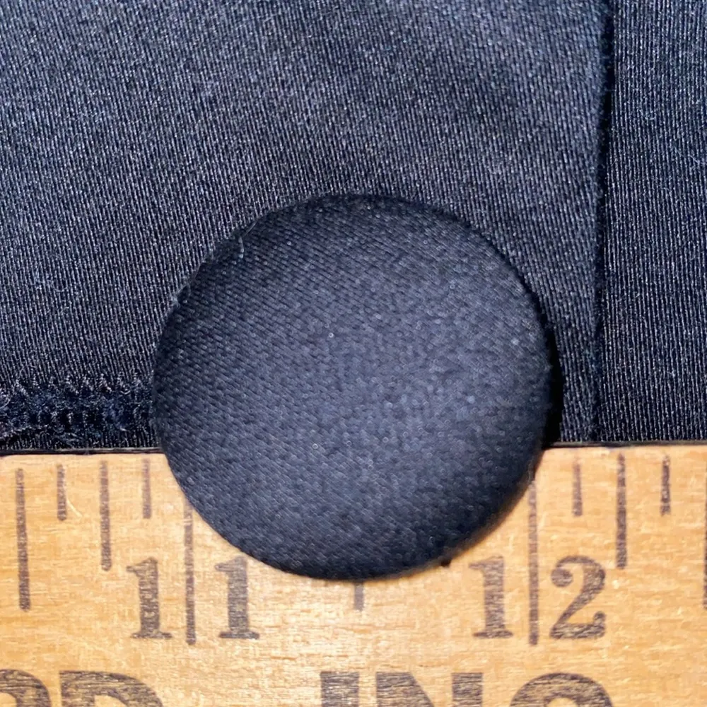 COURTENAY Y2K black jacket blouse Peter Pan collar 2 big buttons vintage size L Size L - Image 9