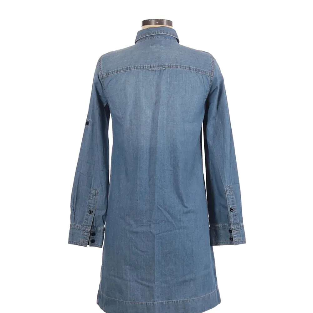 J Crew Denim Mini Dress Size Small - Image 2