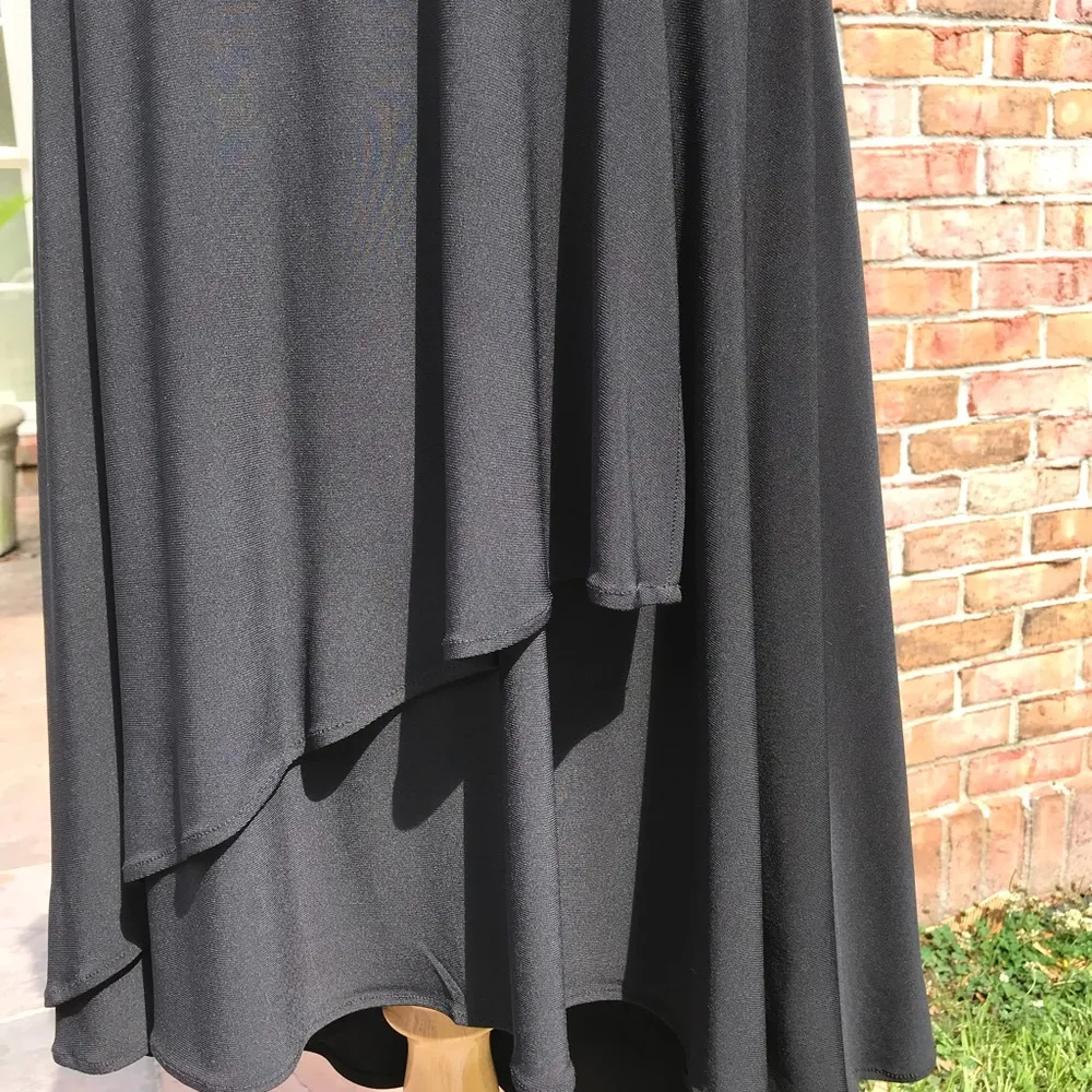 Dress Barn Black Stretch Bling Dress 4 Wedding - Image 7