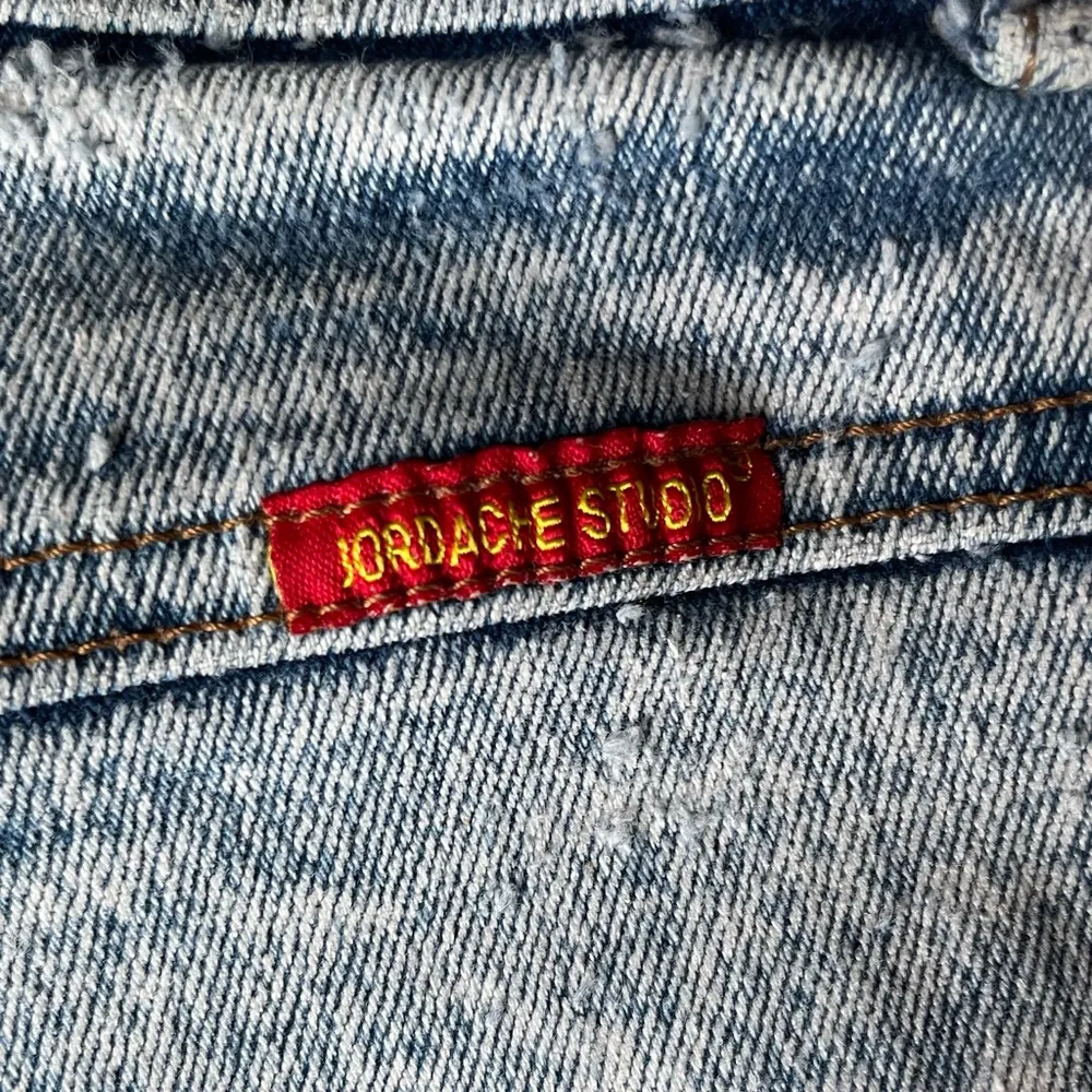 Vintage 80s Jordache Acid Washed High Waisted Mom Denim Jeans 25/26 - Image 9