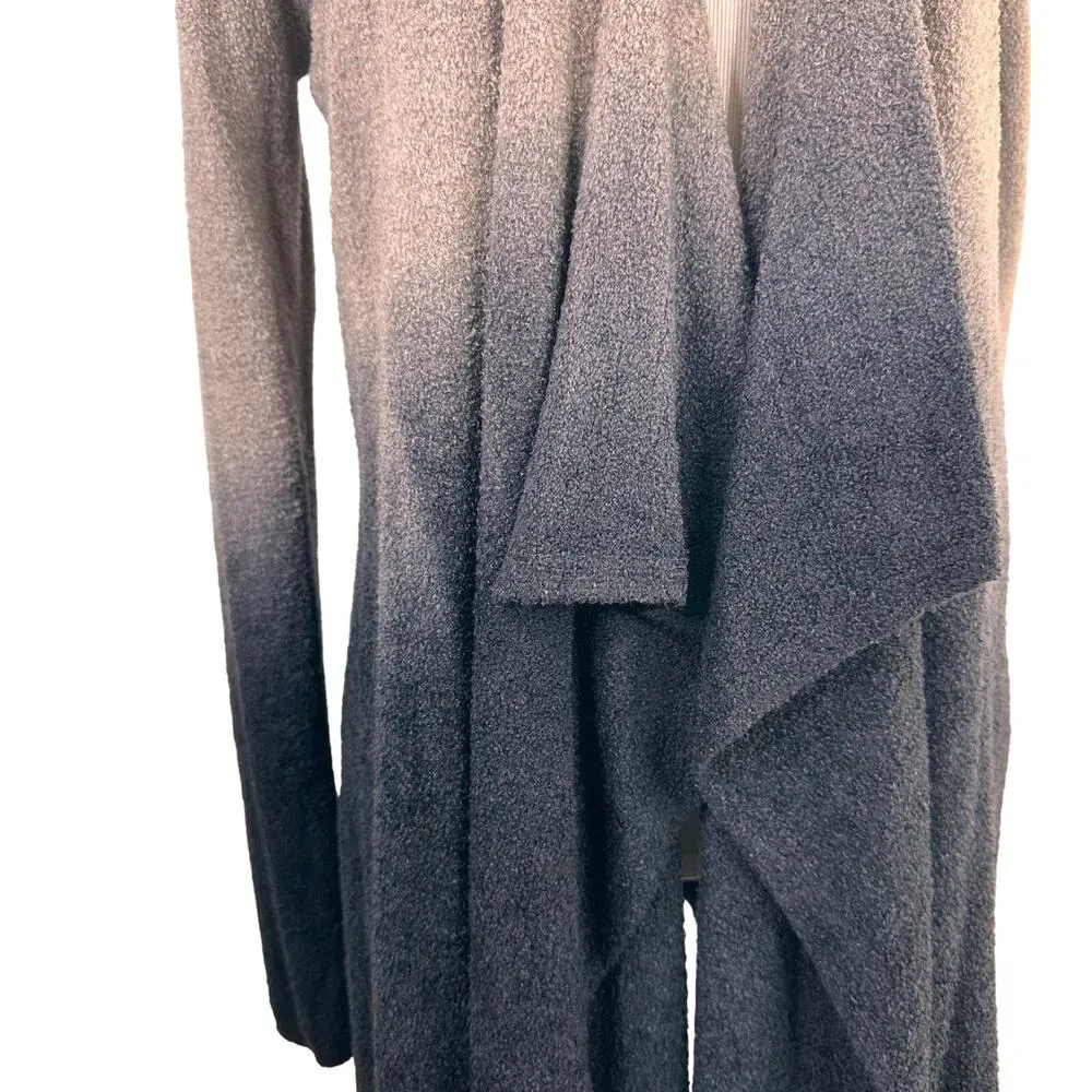Barefoot Dreams Ombre Bamboo Chic Knit CozyChic Island Wrap Sweater Size S/M - Image 7