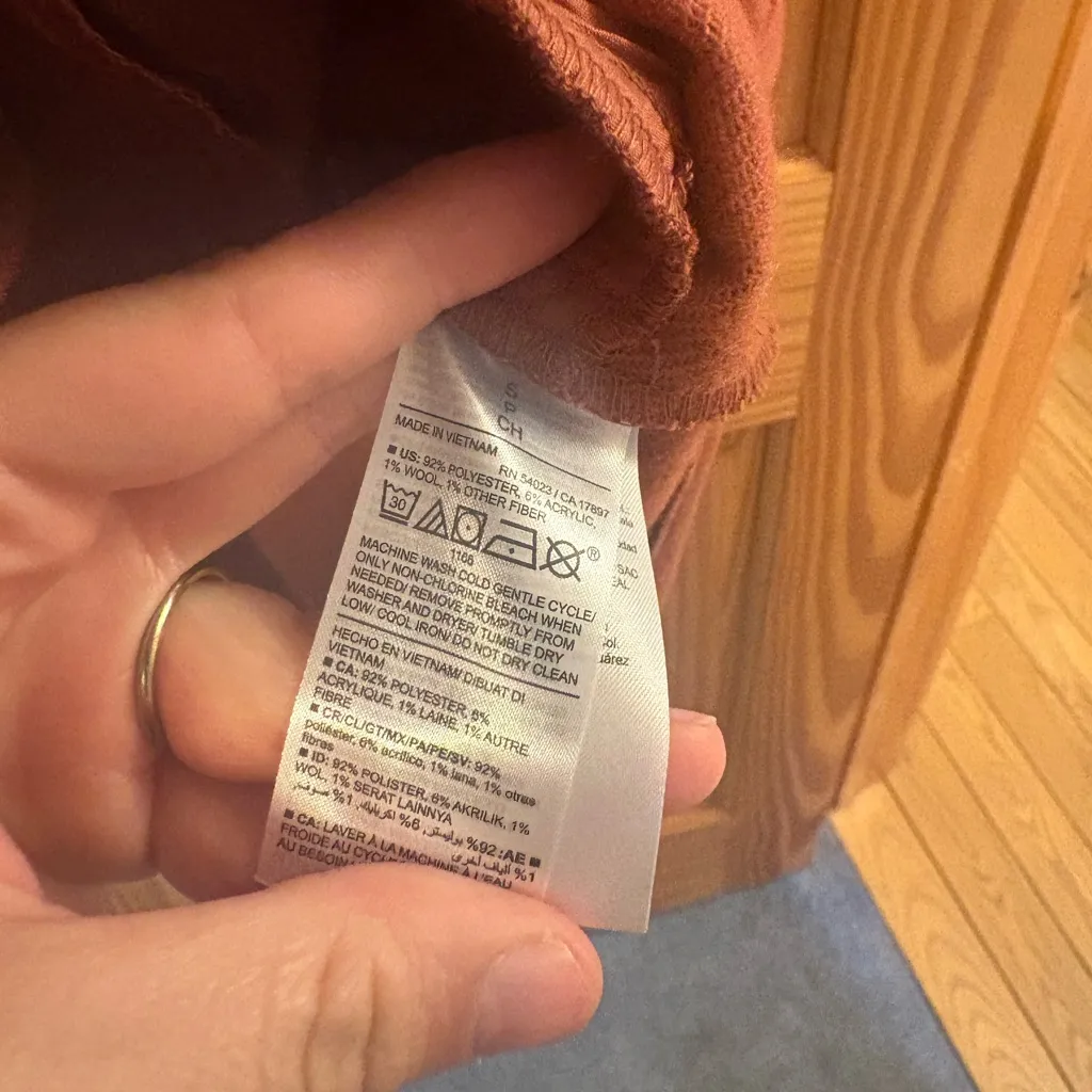 Old Navy Size Small Rust Red Shacket Jacket New With Tags - Image 5