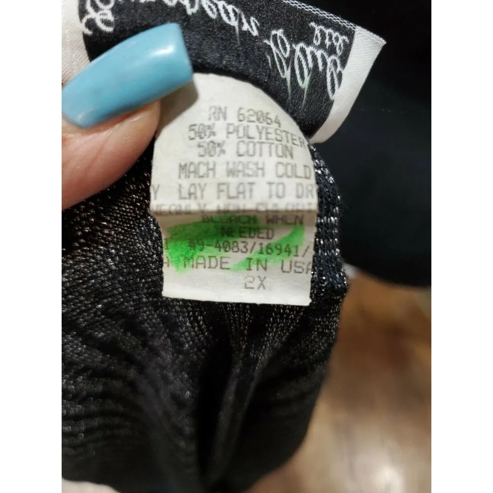 European Club Womens Gray Cotton Long Sleeve Open Front Cardigan Sweater Size 2X - Image 10