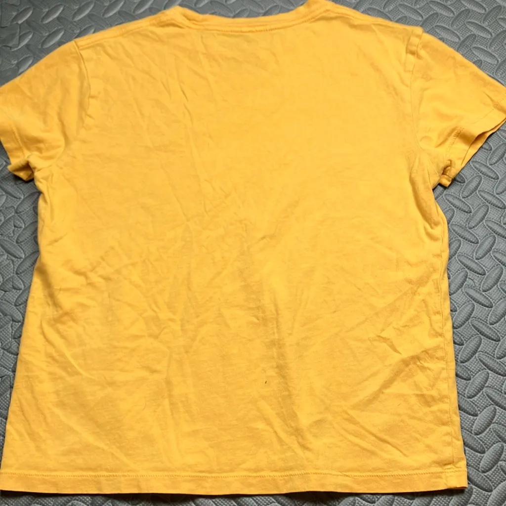 Fifth Sun Women's Yellow Tee‎ with Retro Rainbow Design "Together" Size XS - Image 3