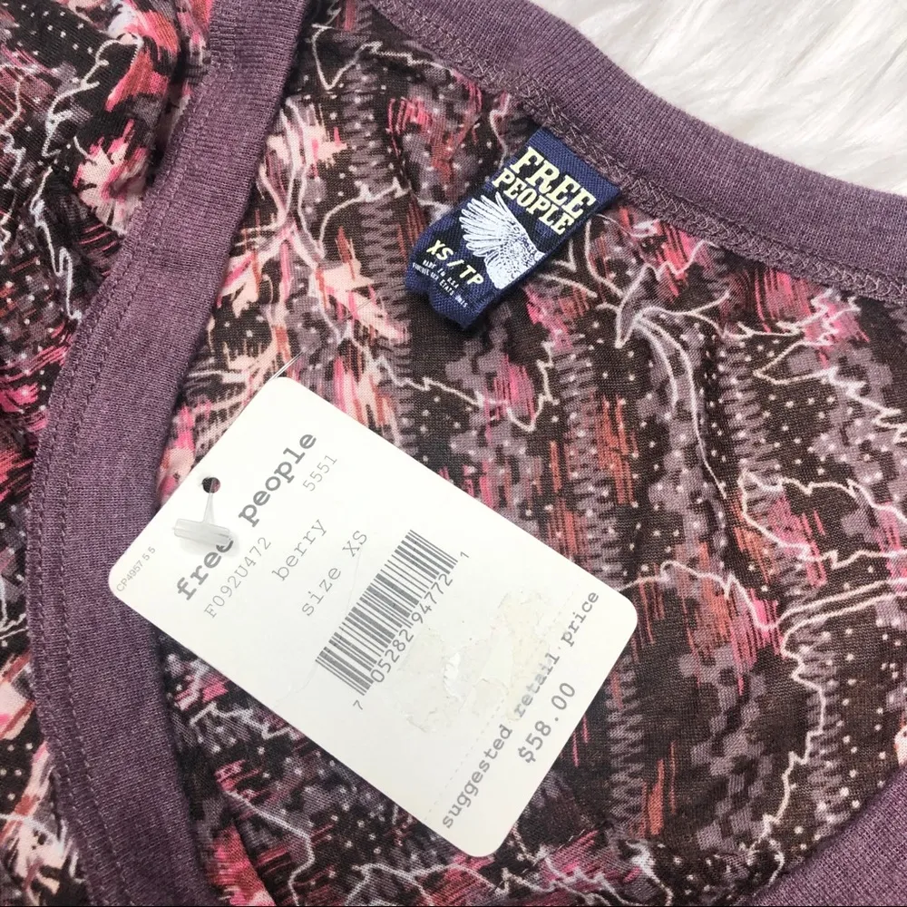 NWT Free People One Shoulder Top XS - Image 3