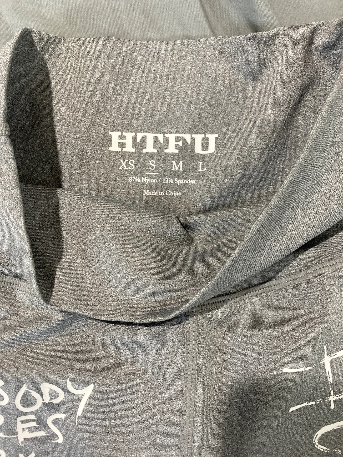 HTFU graphic Leggings - Image 3