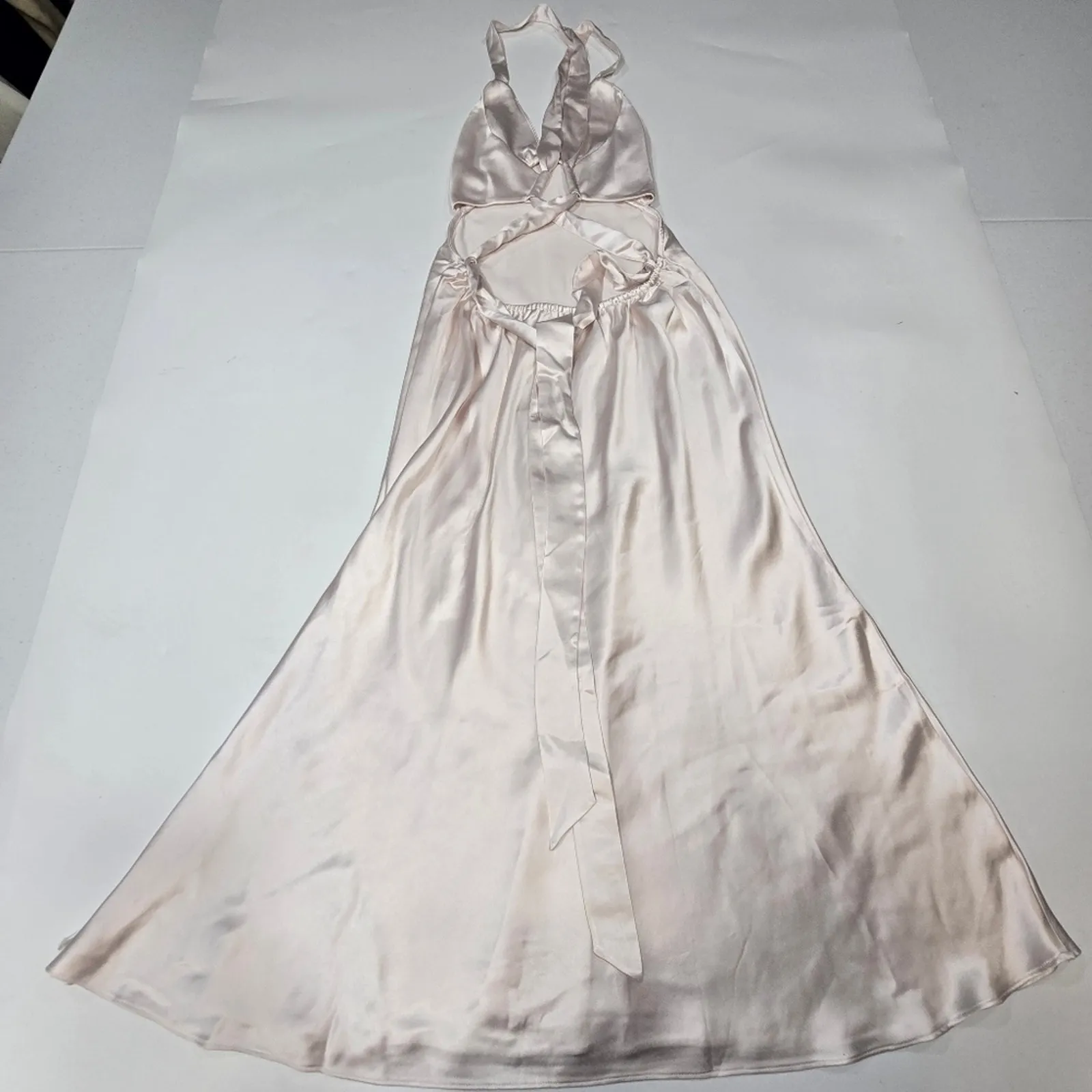 LPA Etta Dress in Champagne Pink Small - Image 12