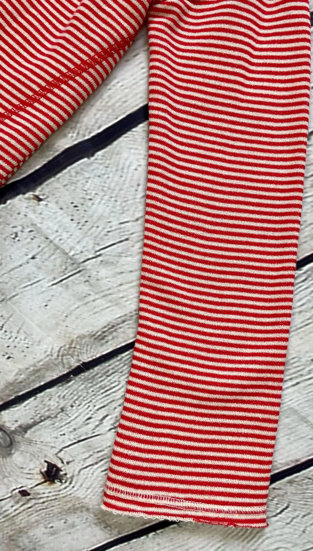 Red & White Striped Pullover Hoodie NWT! - Image 9