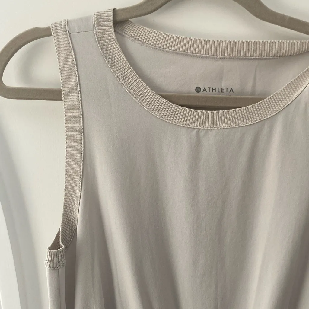 Athleta Rincon Dress Silver Gray Women’s Small Active Athleisure Travel NWOT - Image 6