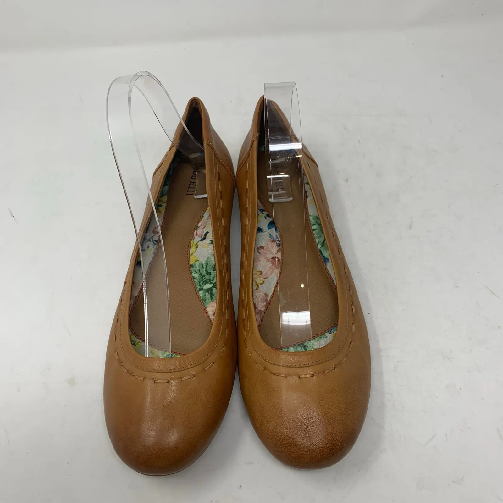 Cobb Hill Tan Havane Maiika Leather Round Toe Slip On Ballet Flats Size 8.5 - Image 8