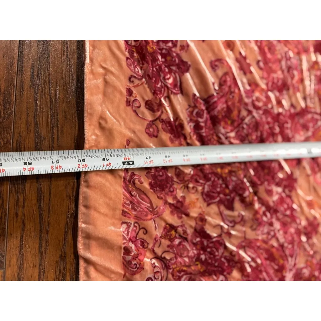 NEW Torrid Velvet Burnout Pink Red Whimsy Goth Fairy Kimono Cardigan Shawl Sheer - Image 12