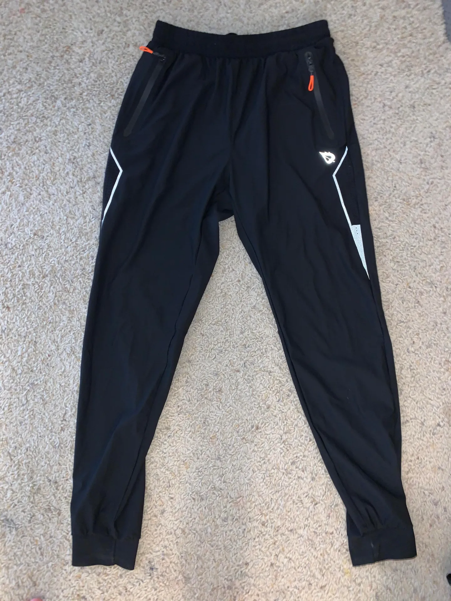 Reflective workout pants Black - Image 4