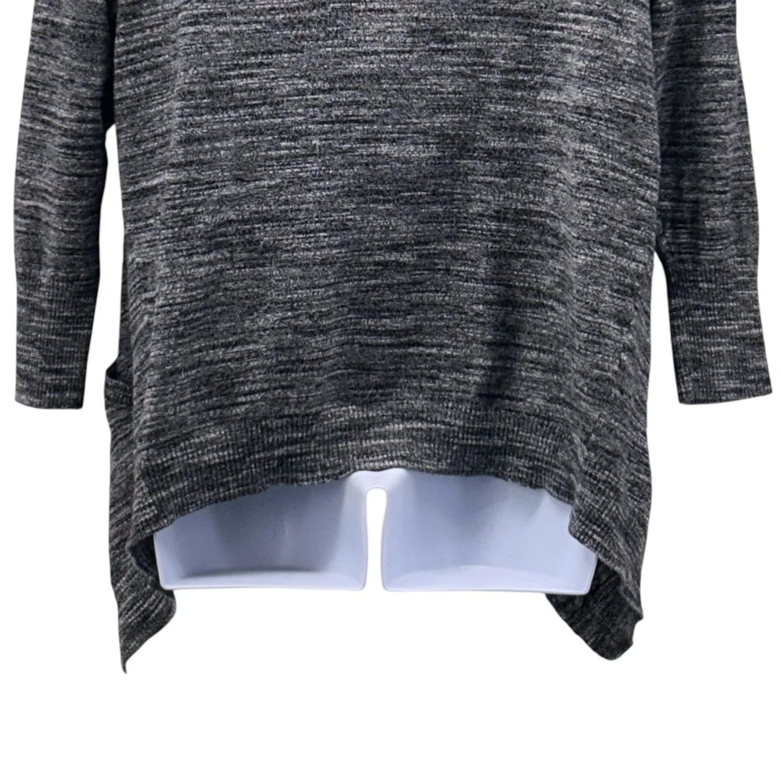 Logo by Lori Goldstein Cashmere Sweater Gray 2X - Image 6
