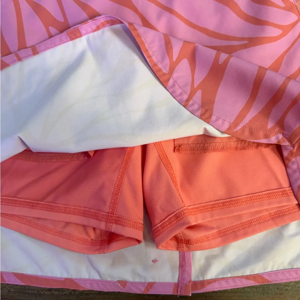 Vineyard Vines Passion Fruit Bloom Colorful Golf/Athletic Skort ~ Size 10 💛🍄 - Image 6