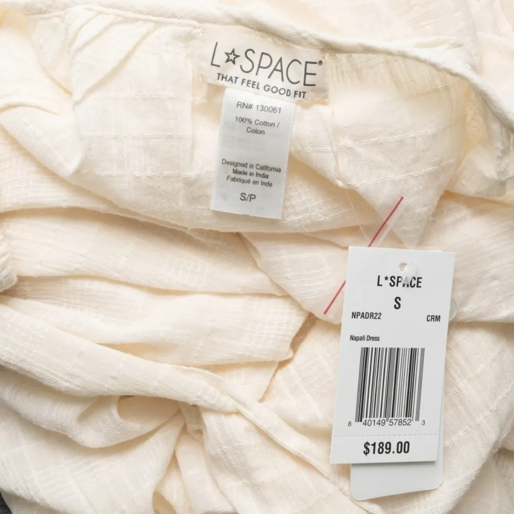 L*Space. Nepali Button Down Cotton Maxi Dress. - Image 6