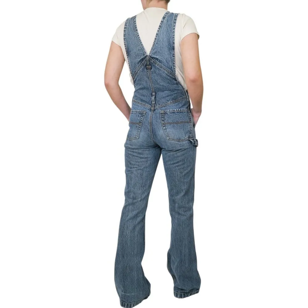 Silver Jeans Vintage 90s  Denim Flare Overalls - Image 2