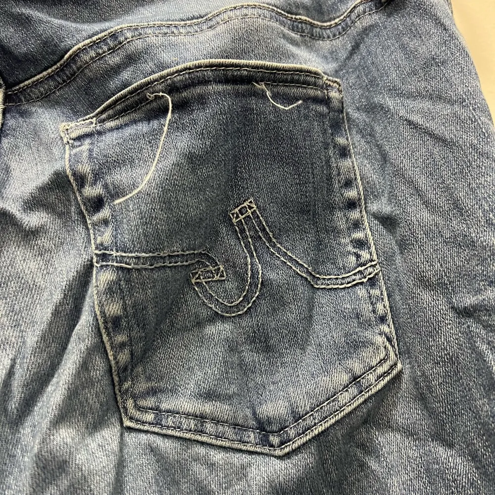 AG Adriano Goldschmied Blue Denim The Prima Cigarette Leg Jeans Size 29R - Image 7