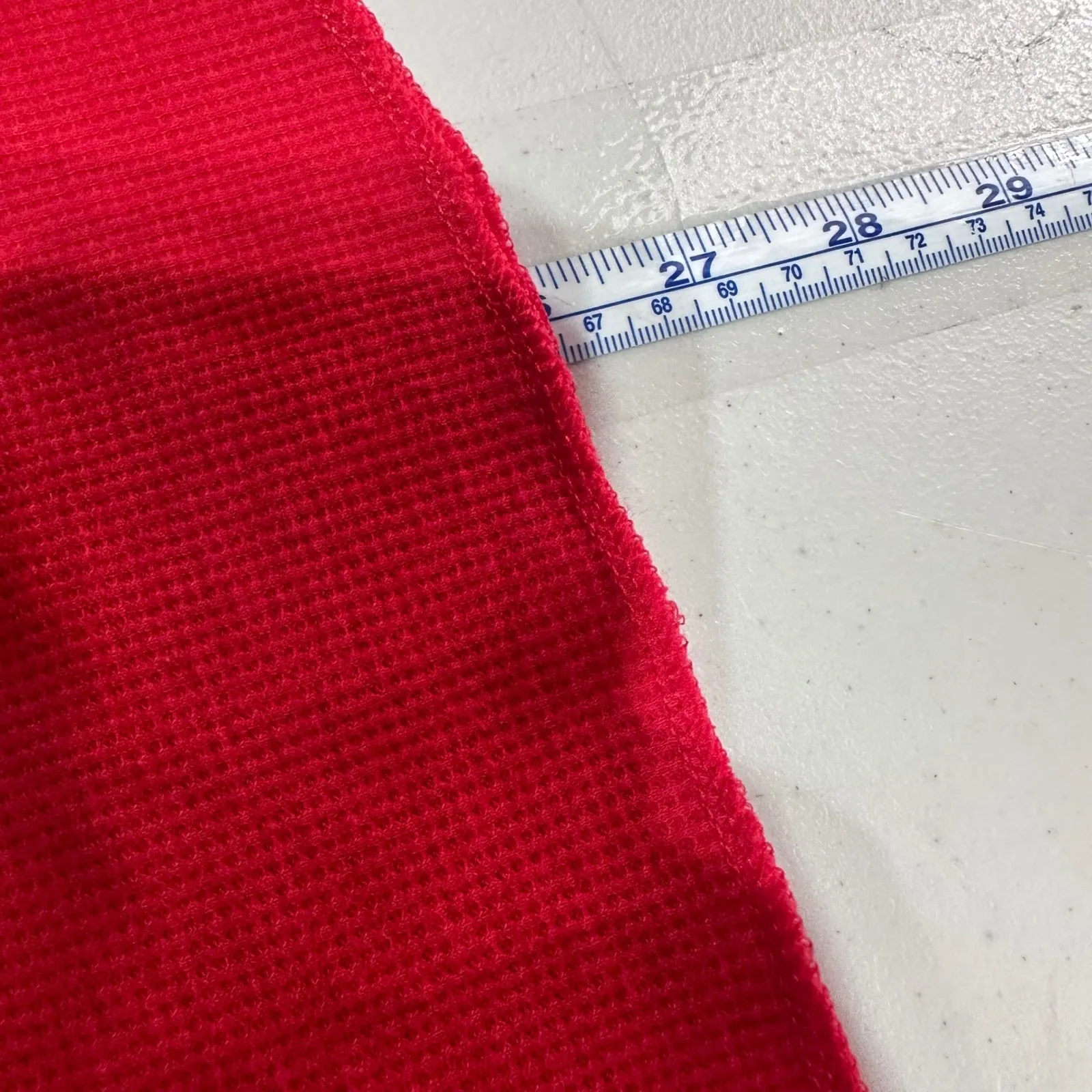 Old Navy Womens Red Gingerbread Man Thermal LS Shirt Size M Holiday Christmas - Image 7