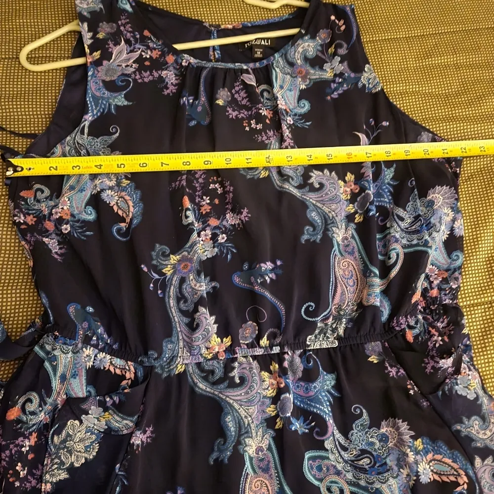 Roz&Ali  100% Polyester Floral Asymmetrical Dress - Image 11