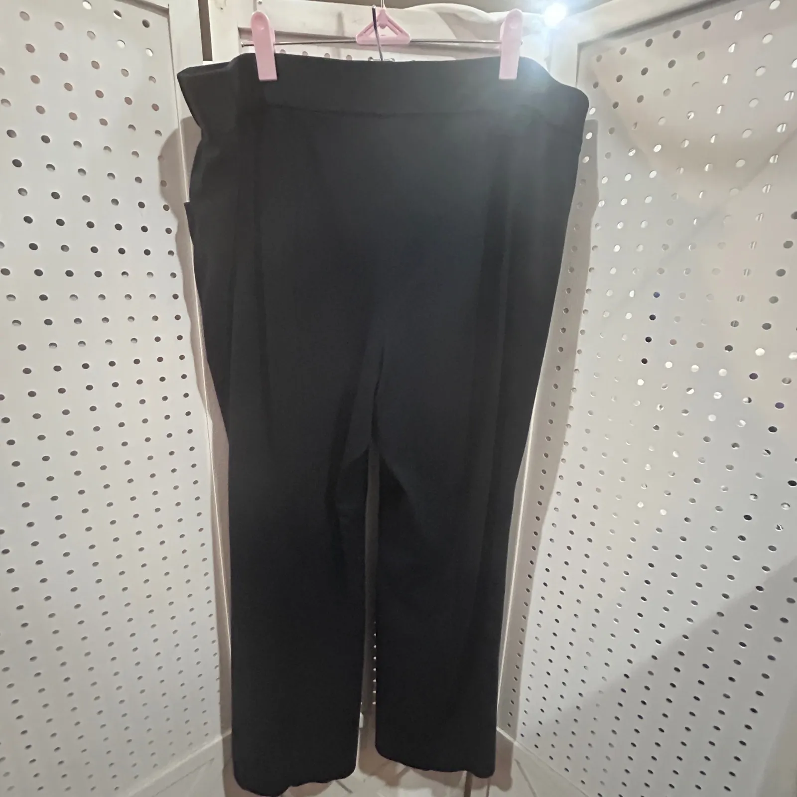 Lane Bryant Black Wide Leg Dress Pants Size 18 20 Regular Stretch Comfort Fit - Image 7