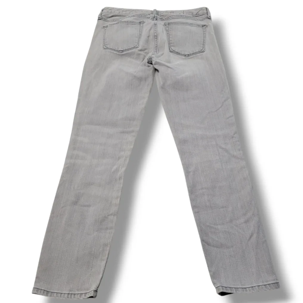 Gap Jeans Size 27 W29"L28" GAP 1969 Always Skinny Jeans Stretch Gray Denim Pants Women's Jeans - Image 3