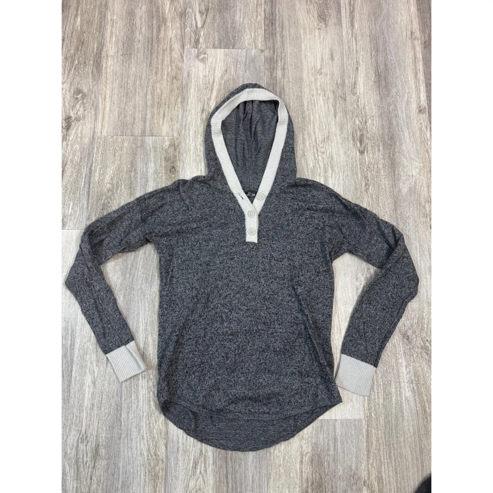 Smartwool Women's Shadow Pine Hooded Sweater merino wool blend Size Medium - Image 3